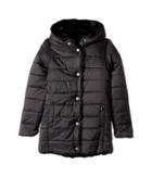 Karl Lagerfeld Kids - Reversible Nylon Coat With Faux Fur On The Other