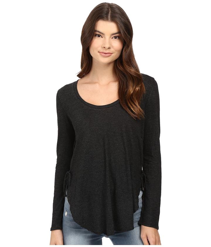 Lanston - Lace-up Side Tee