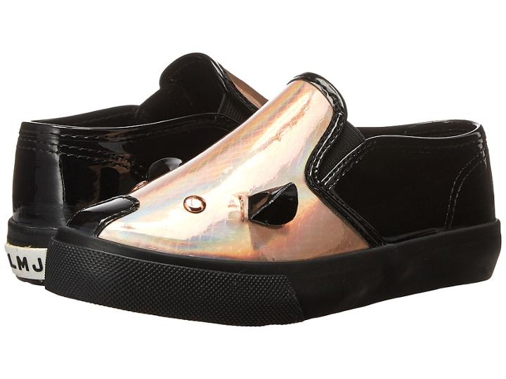 Little Marc Jacobs - Leather Effect Trainers With Label