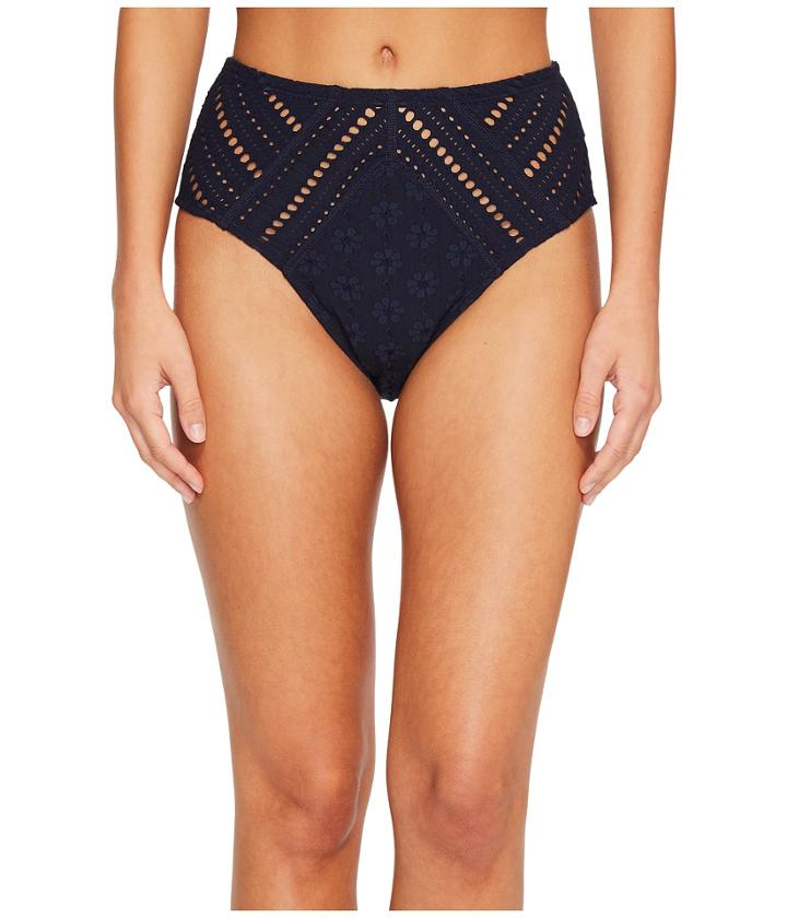 Robin Piccone - Clarissa High-waist Crochet Bikini Bottom