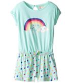 Roxy Kids - Rainbow Dots Knit Romper Cover-up