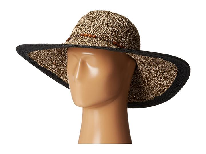 San Diego Hat Company Ubl6472 Ultrabraid Sunbrim W/ Wooden Beaded Trim
