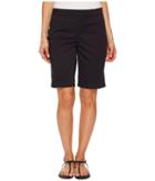 Nydj Petite - Petite Bermuda Shorts In Black