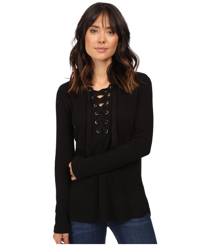 Kensie - Thick Waffle Knit Top Ks9k3369