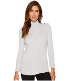 Ellen Tracy - Sleeve Slit Detail Turtleneck