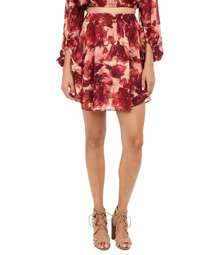 For Love And Lemons - Wild Rose Mini Skirt