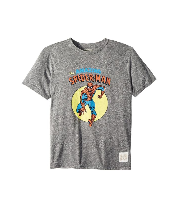 The Original Retro Brand Kids - Spiderman Short Sleeve Tri-blend Tee