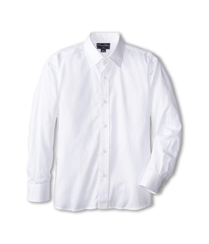 Oscar De La Renta - Cotton Long Sleeve Dress Shirt
