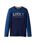 Lucky Brand Kids - Long Sleeve Tee With Lucky Logo