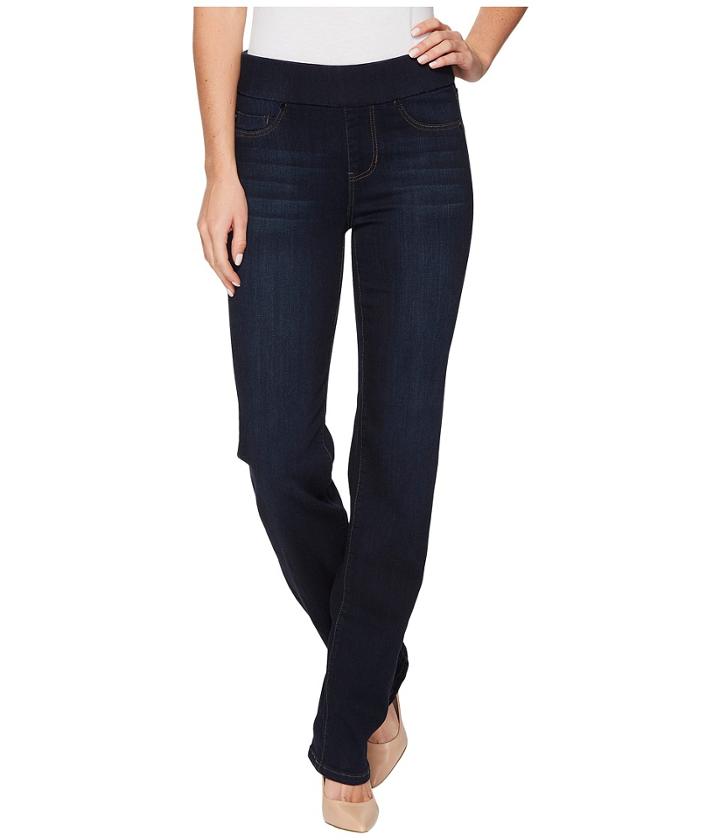 Liverpool - Jillian Pull-on Straight Leggings Silky Soft Denim In Dynasty Dark