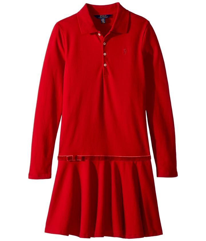 Polo Ralph Lauren Kids - Stretch Cotton Polo Dress