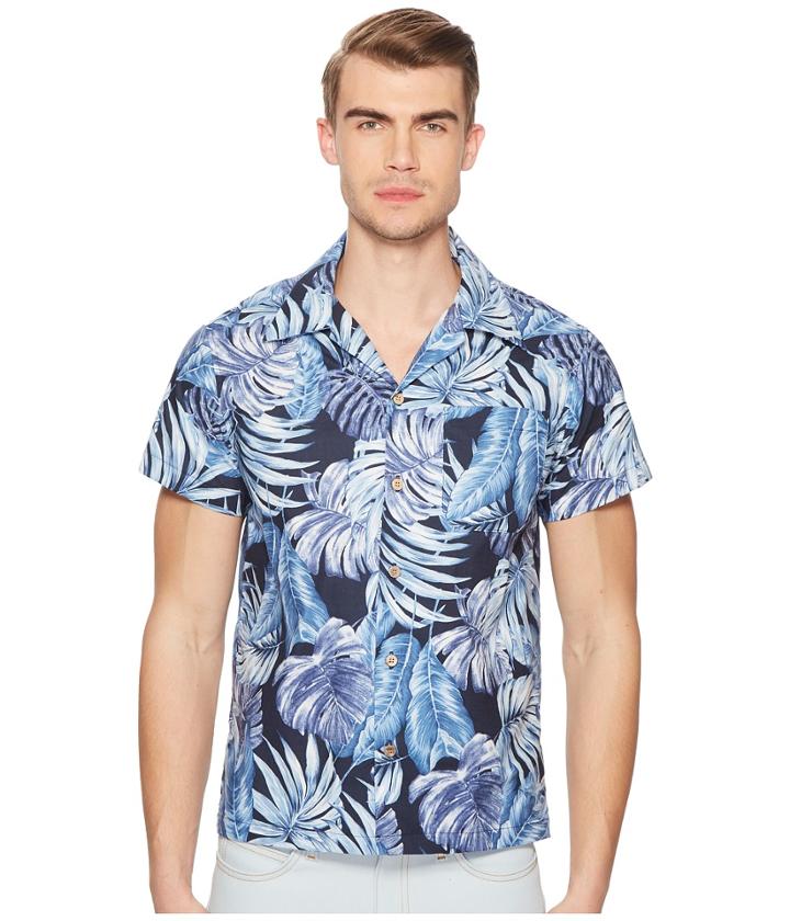 Naked &amp; Famous - Tropical Leaves Shirt