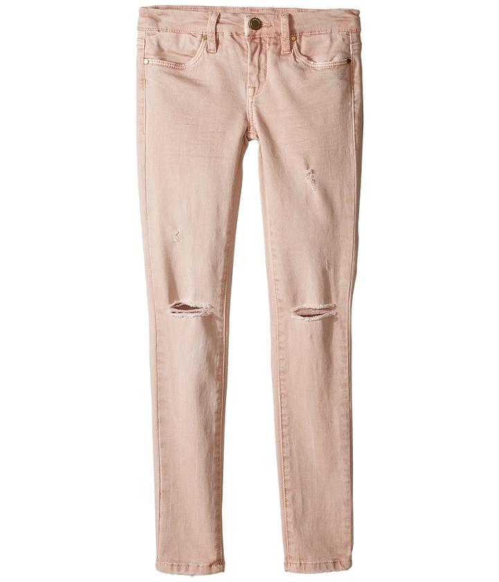 Blank Nyc Kids - Blush Pink Ripped Denim Skinny In Don't Blink Pink