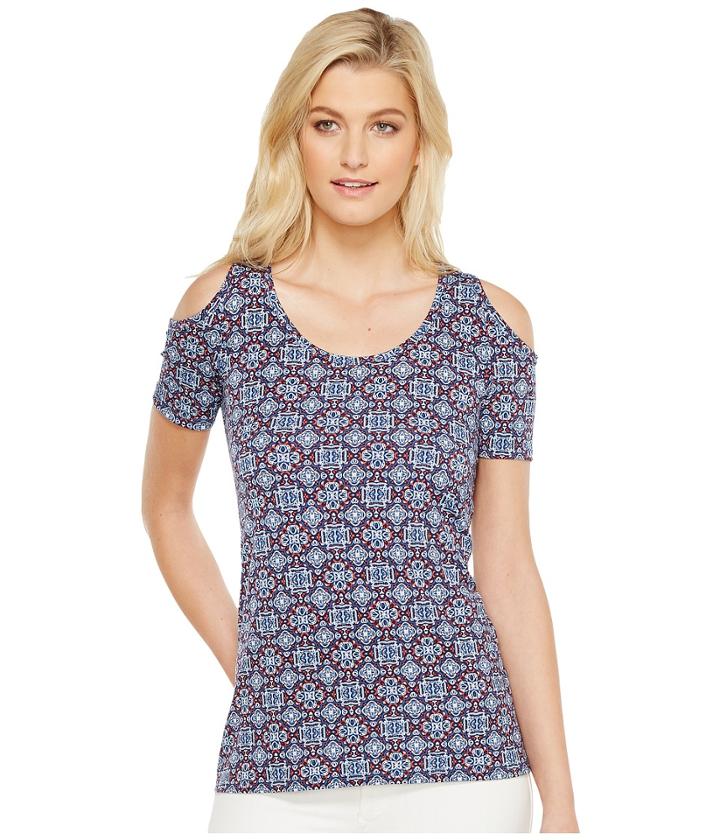 Karen Kane - Hi-lo Cold Shoulder Top