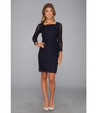 Adrianna Papell L/s Lace Dress