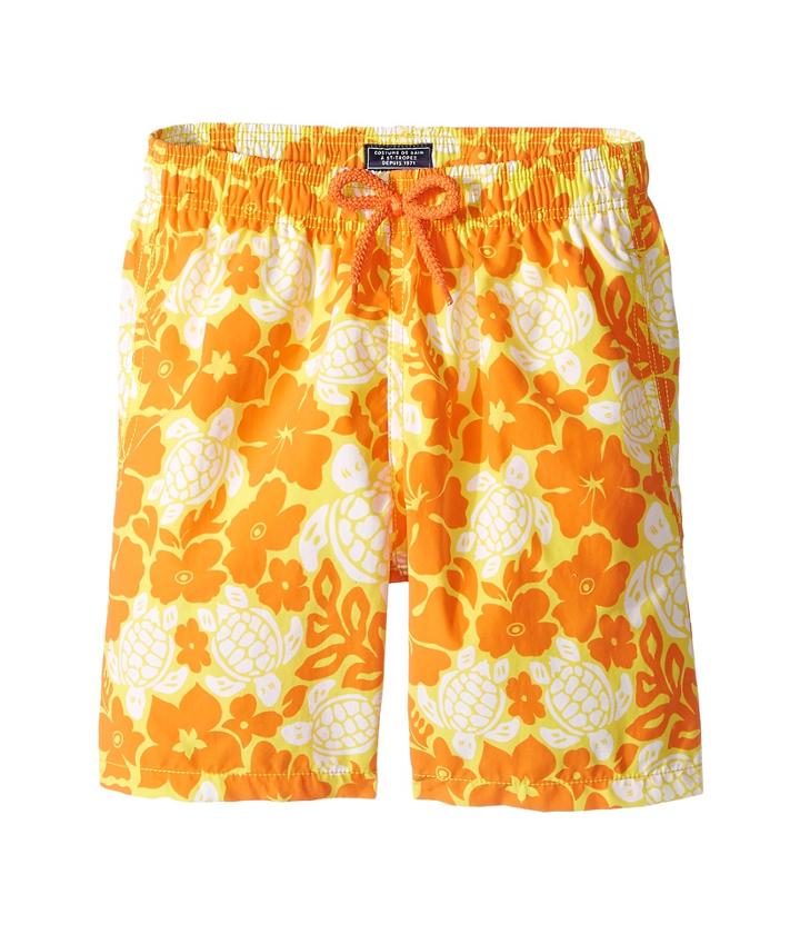 Vilebrequin Kids - Hawaiian Turtles Swim Trunk