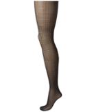 Calvin Klein - Shimmer Mesh Grid Tights With Control Top