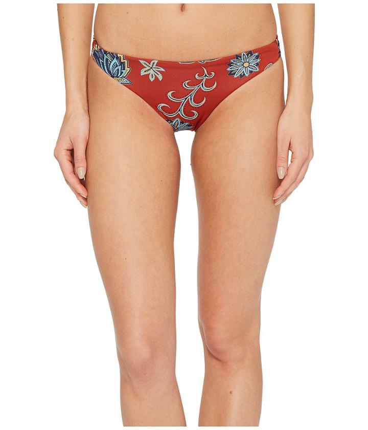 Roxy - Softly Love Print Reversible Surfer Bikini Bottom