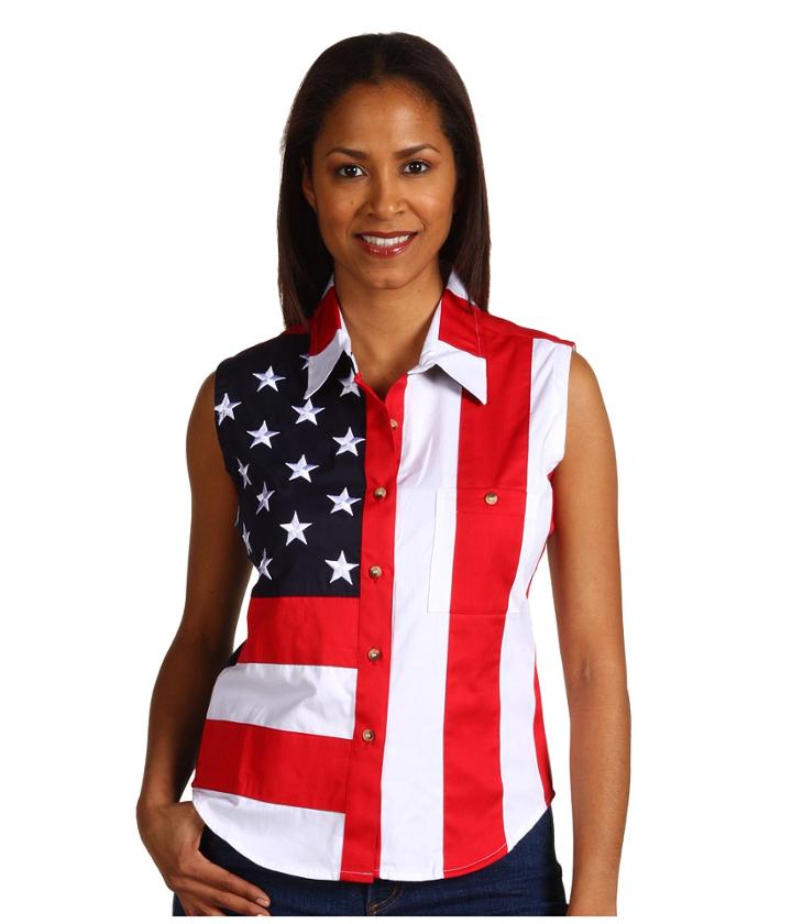 Scully - Sleeveless Patriot Shirt