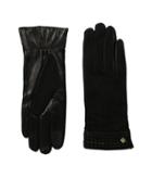 Cole Haan - Braided Cuff Suede Gloves With Tech
