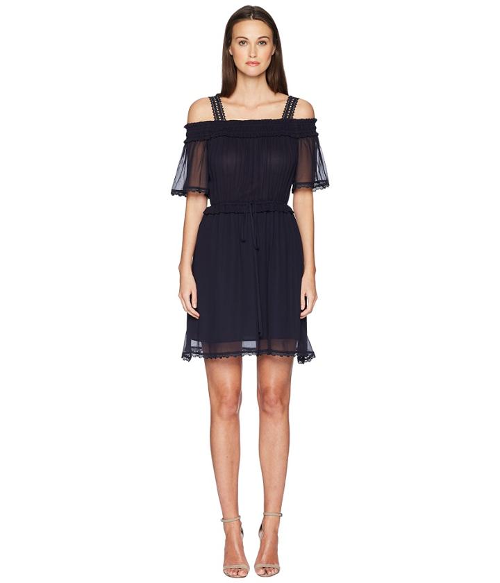 The Kooples - Crinkle Viscose Dress In A Rosa Rosa Print