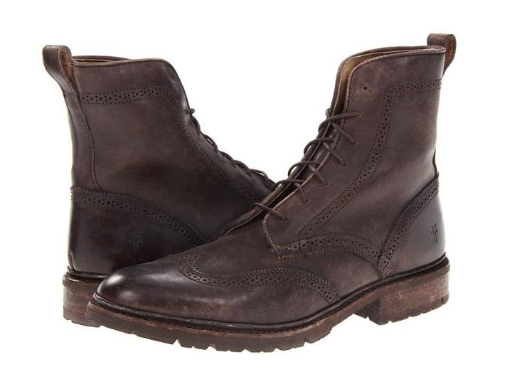 Frye James Lug Wingtip Boot