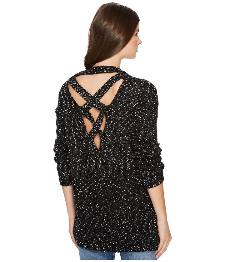 Jack By Bb Dakota - Madge Boucle Crisscross Back Sweater