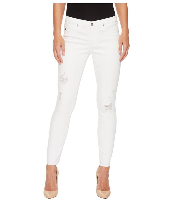 Ag Adriano Goldschmied - Leggings Ankle In Rudimentary White