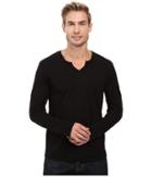Mod-o-doc - Les Carillo Long Sleeve Notch Slub Jersey V-neck