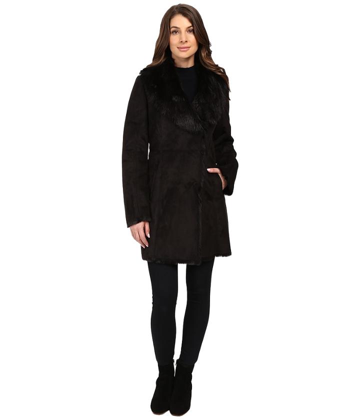 Marc New York By Andrew Marc - Sarah 28 Faux Toscana Asymmetrical Coat