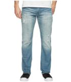 Buffalo David Bitton - Six Straight Leg Jeans In Light Medium Wash
