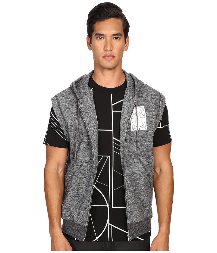 Mcq - Coverlock Sleeveless Zip Hoodie