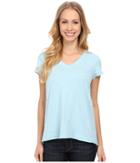 Mod-o-doc - Sueded Slub Jersey Short Sleeve V-neck Tee