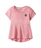 True Religion Kids - Glitter Stripe Peplum T-shirt
