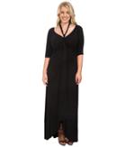 Kiyonna - Divine Draped Maxi Dress