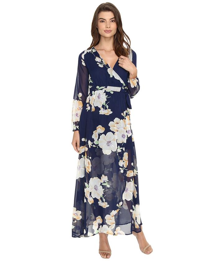 Brigitte Bailey - Tilda Floral Print Maxi Wrap Dress