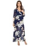 Brigitte Bailey - Tilda Floral Print Maxi Wrap Dress