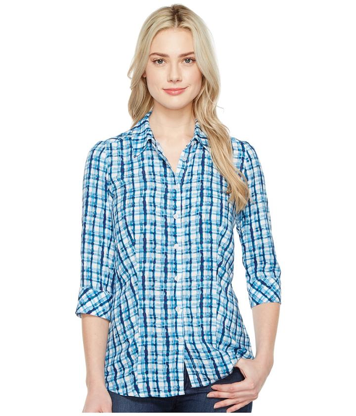 Fdj French Dressing Jeans - Painterly Plaid Top