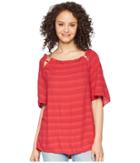 Michael Stars - Plisse Front-to-back Tie Neck Top