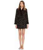 Kate Spade New York - Plush Fleece Graphic Dot Robe
