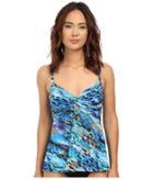 Miraclesuit - Blue Attitude Roswell Tankini Top