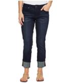 Jag Jeans Petite - Petite Maddie Skinny Cuff In Crosshatch Denim In Night Breeze