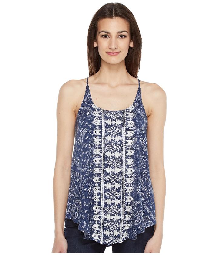Roper - 0879 Navy Bandana Print Tank Top