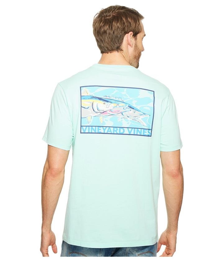 Vineyard Vines - Short Sleeve Tri-blend Fish Pocket T-shirt