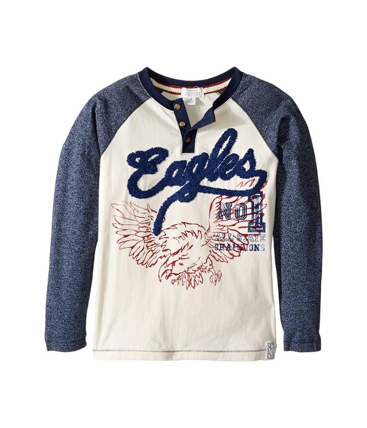 Pumpkin Patch Kids - Speckle Sleeve Raglan Tee