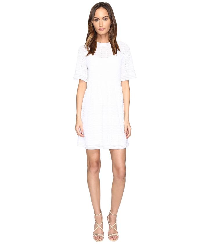 M Missoni - Solid Zigzag Dress