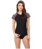 Volcom - Sea La Vie Short Sleeve Rash Cover-up