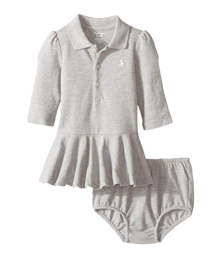 Ralph Lauren Baby - Cotton Polo Dress Bloomer