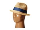 Hat Attack - Raffia Crochet Short Brim With Bi Color Trim