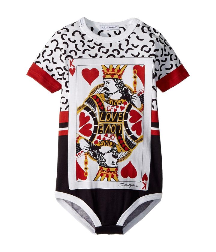 Dolce &amp; Gabbana Kids - King Of Hearts One-piece